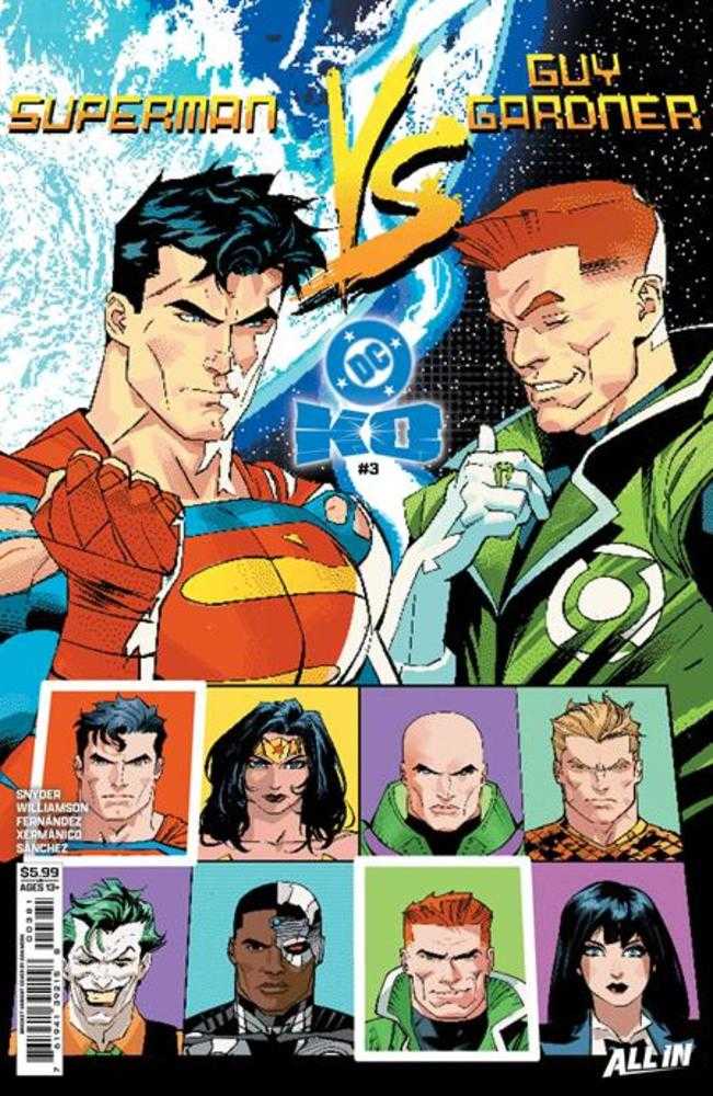 Comics - DC K.O. 3 (Of 5) Cover G Dan Mora Bracket Card Stock Variant - Fan-Tastic Cards & Comics - DC Comics