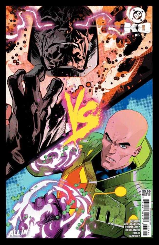 Comics - DC K.O. 5 (Of 5) Cover G Dan Mora Bracket Card Stock Variant - Fan-Tastic Cards & Comics - DC Comics