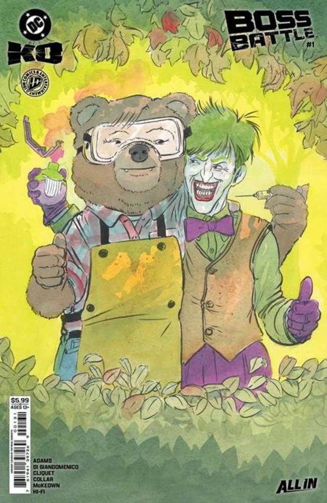 Comics - DC K.O. Boss Battle 1 (One Shot) Cover C Patrick Horvath Card Stock Variant - Fan-Tastic Cards & Comics - DC Comics