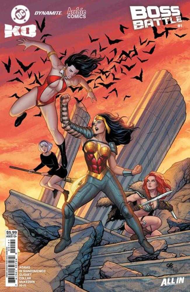 Comics - DC K.O. Boss Battle 1 (One Shot) Cover D Frank Cho Card Stock Variant - Fan-Tastic Cards & Comics - DC Comics