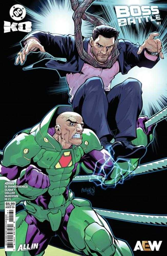 Comics - DC K.O. Boss Battle 1 (One Shot) Cover F Gleb Melnikov Aew Card Stock Variant - Fan-Tastic Cards & Comics - DC Comics