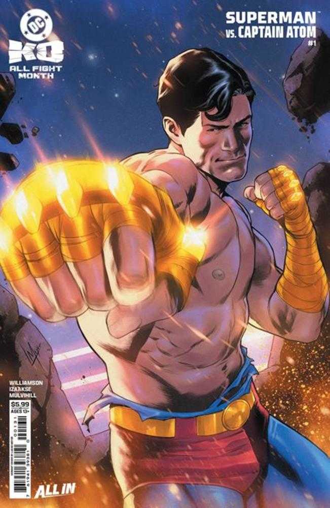 Comics - DC K.O. Superman vs Captain Atom 1 (One Shot) Cover C Lucas Meyer Card Stock Variant - Fan-Tastic Cards & Comics - DC Comics