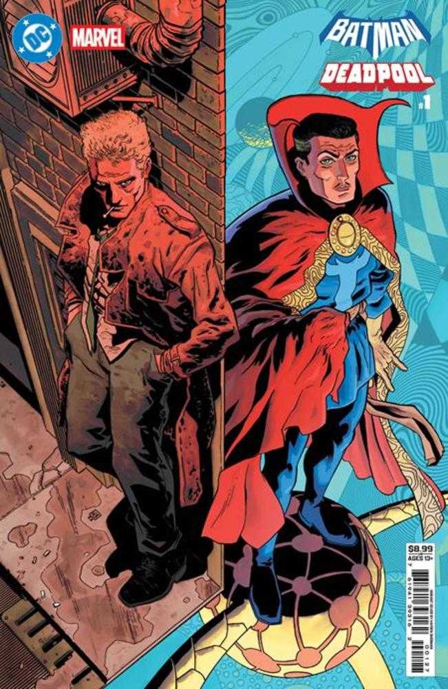 Comics - DC Marvel Batman Deadpool 1 (One Shot) Cover P Hayden Sherman Constantine Dr Strange Card Stock Variant - Fan-Tastic Cards & Comics - DC Comics