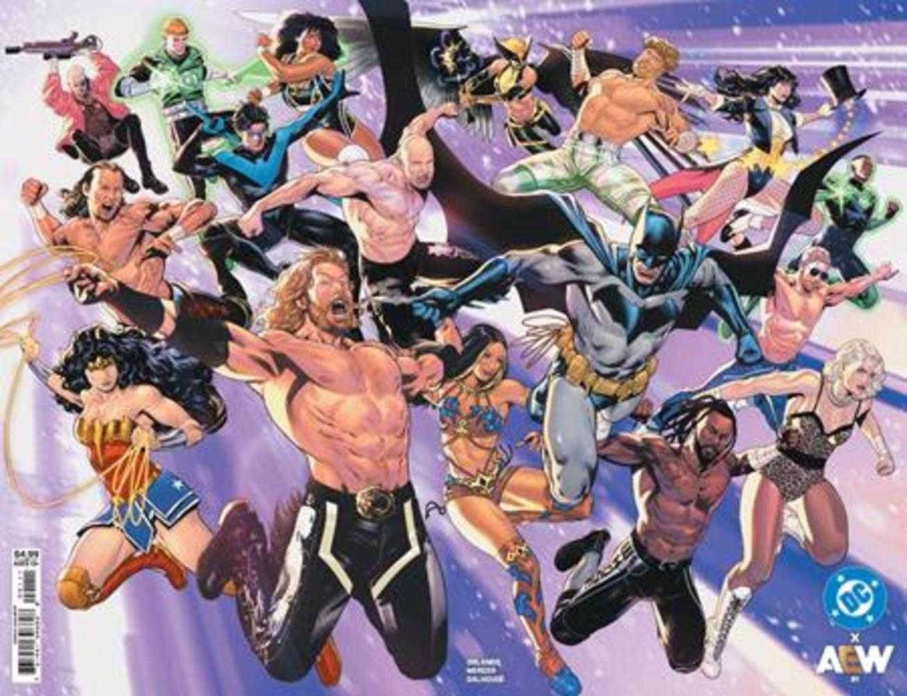 Comics - DC X Aew 1 (Of 2) Cover A Lucas Meyer Wraparound - Fan-Tastic Cards & Comics - DC Comics