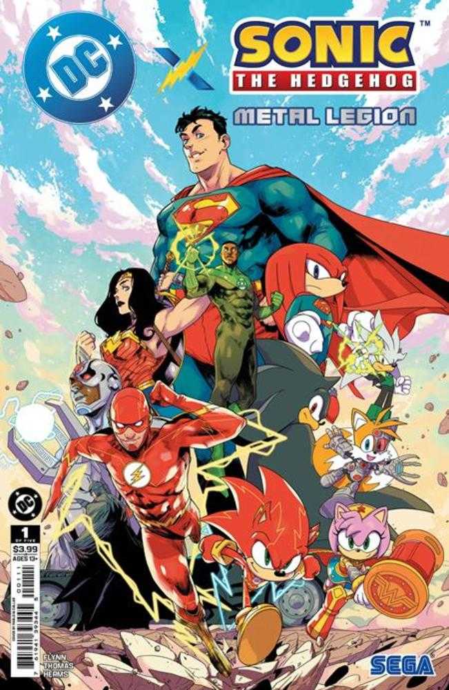 Comics - DC X Sonic The Hedgehog The Metal Legion 1 (Of 5) Cover A Pablo M Collar - Fan-Tastic Cards & Comics - DC Comics