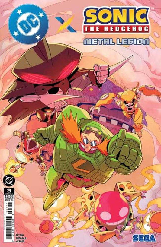 Comics - DC X Sonic The Hedgehog The Metal Legion 3 (Of 5) Cover A Pablo M Collar - Fan-Tastic Cards & Comics - DC Comics