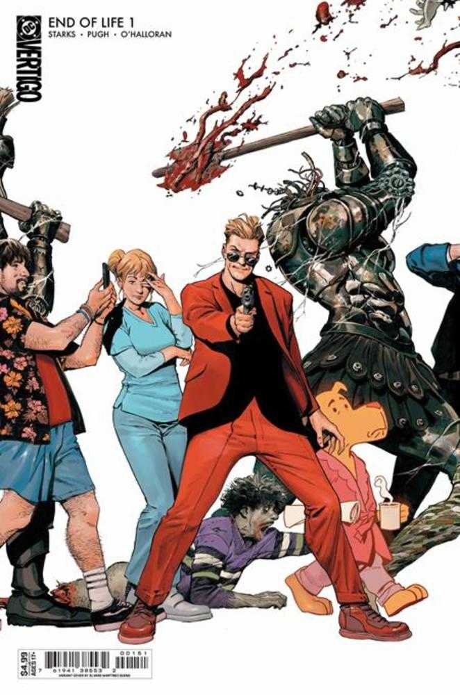 Comics - End Of Life 1 Cover E Alvaro Martinez Bueno Connecting Card Stock Variant (Mature) - Fan-Tastic Cards & Comics - DC Comics