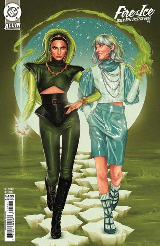 Comics - Fire & Ice When Hell Freezes Over 5 (Of 6) Cover B Jack Hughes Card Stock Variant - Fan - Tastic Cards & Comics - DC Comics