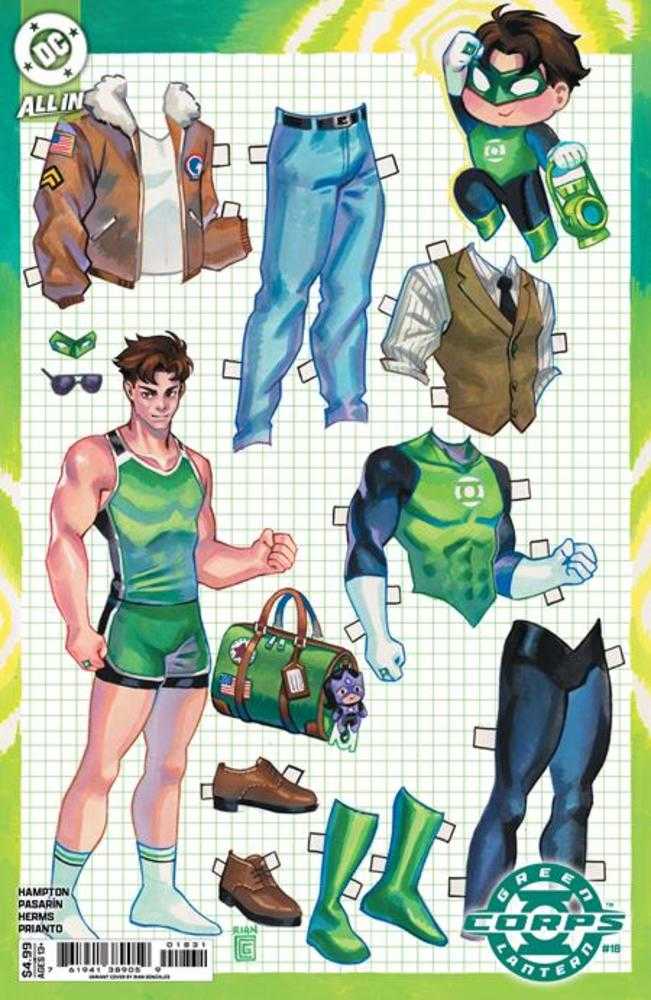 Comics - Green Lantern Corps 18 Cover C Rian Gonzales Card Stock Variant - Fan-Tastic Cards & Comics - DC Comics