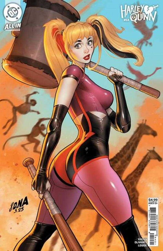 Comics - Harley Quinn 54 Cover B David Nakayama Card Stock Variant - Fan - Tastic Cards & Comics - DC Comics