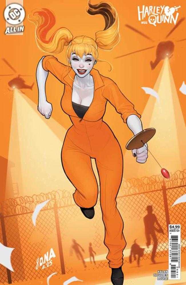 Comics - Harley Quinn 55 Cover B David Nakayama Card Stock Variant - Fan - Tastic Cards & Comics - DC Comics