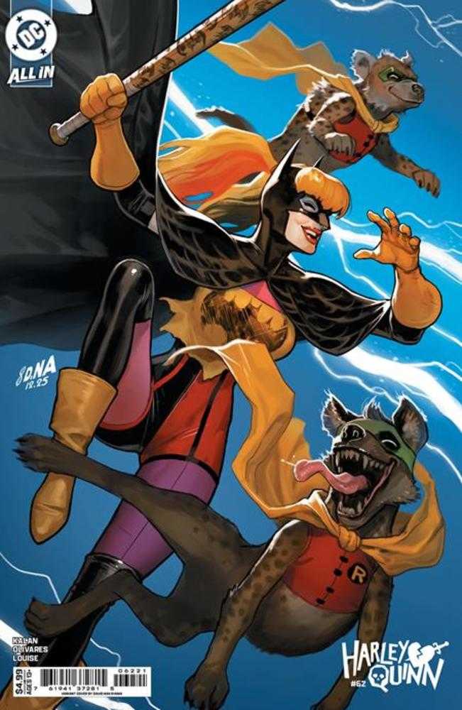 Comics - Harley Quinn 62 Cover B David Nakayama Card Stock Variant - Fan-Tastic Cards & Comics - DC Comics