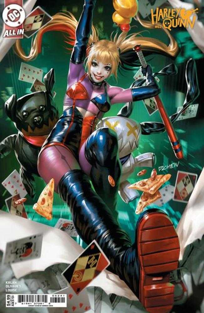 Comics - Harley Quinn 62 Cover D Derrick Chew Card Stock Variant - Fan-Tastic Cards & Comics - DC Comics