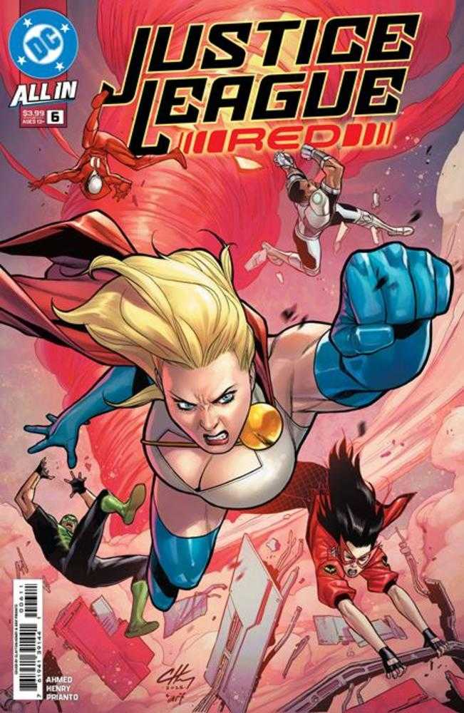 Comics - Justice League Red 6 (Of 6) Cover A Clayton Henry - Fan-Tastic Cards & Comics - DC Comics