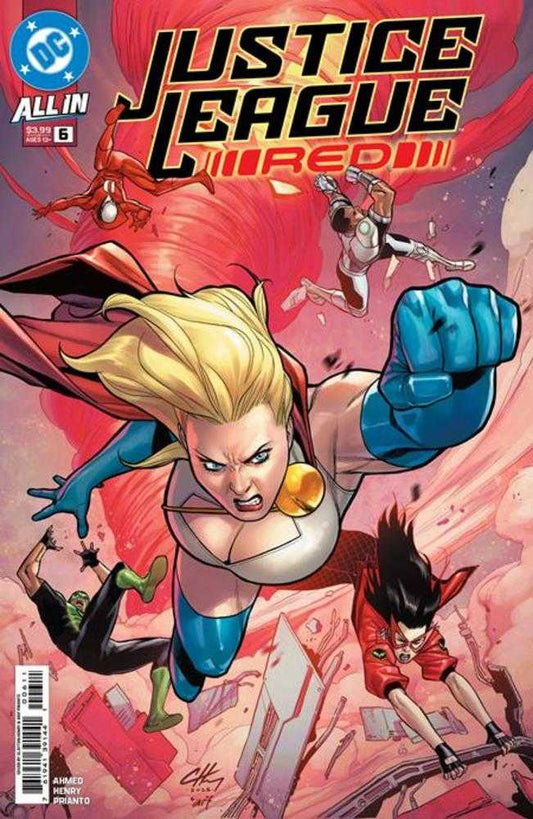 Comics - Justice League Red 6 (Of 6) Cover A Clayton Henry - Fan-Tastic Cards & Comics - DC Comics