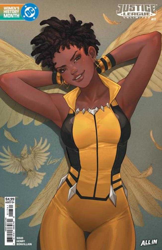 Comics - Justice League Unlimited 17 Cover F Lesley Leirix Li International Women’s Day Card Stock Variant - Fan-Tastic Cards & Comics - DC Comics