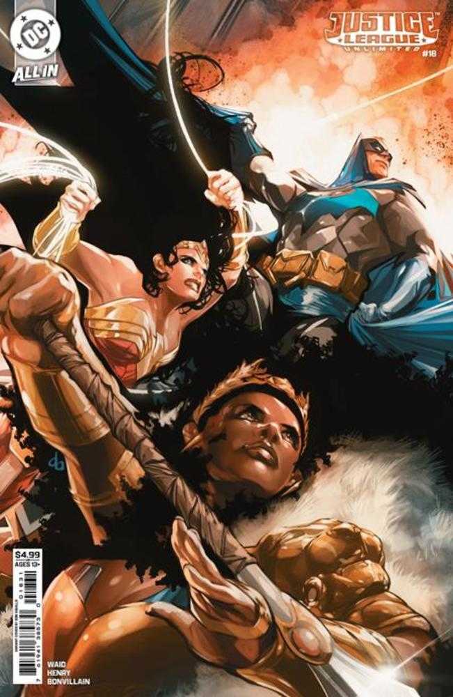 Comics - Justice League Unlimited 18 Cover C Don Aguillo Card Stock Variant (DC K.O.) - Fan-Tastic Cards & Comics - DC Comics