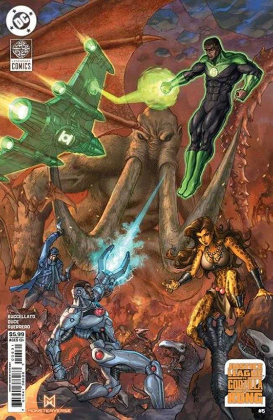 Comics - Justice League vs Godzilla vs Kong 2 5 (Of 7) Cover B Alan Quah Card Stock Variant - Fan-Tastic Cards & Comics - DC Comics