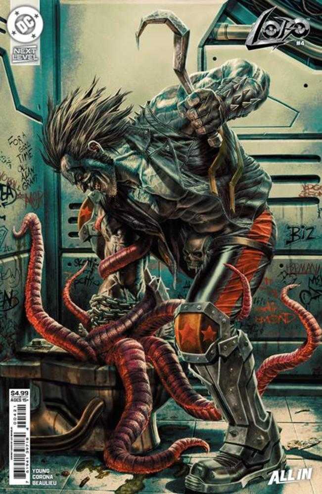 Comics - Lobo 4 Cover B Lee Bermejo Card Stock Variant - Fan-Tastic Cards & Comics - DC Comics