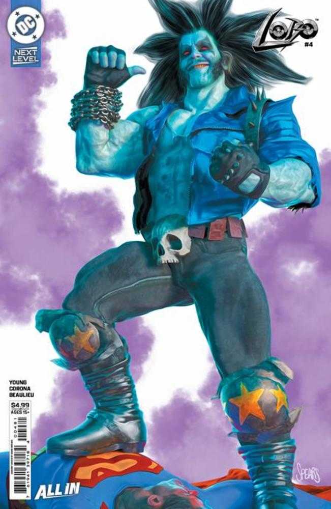 Comics - Lobo 4 Cover G Mark Spears Card Stock Variant - Fan-Tastic Cards & Comics - DC Comics