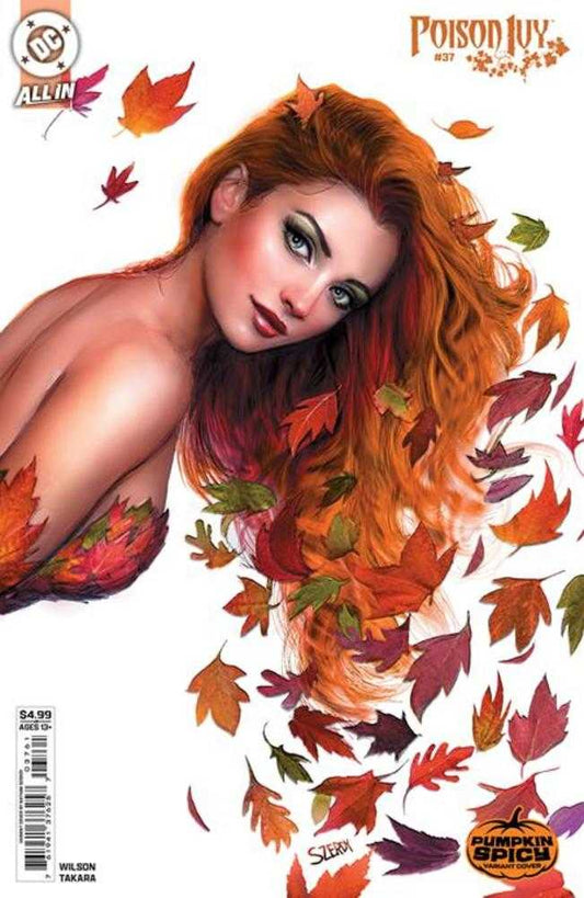 Comics - Poison Ivy 37 Cover E Nathan Szerdy Pumpkin Spicy Card Stock Variant - Fan - Tastic Cards & Comics - DC Comics
