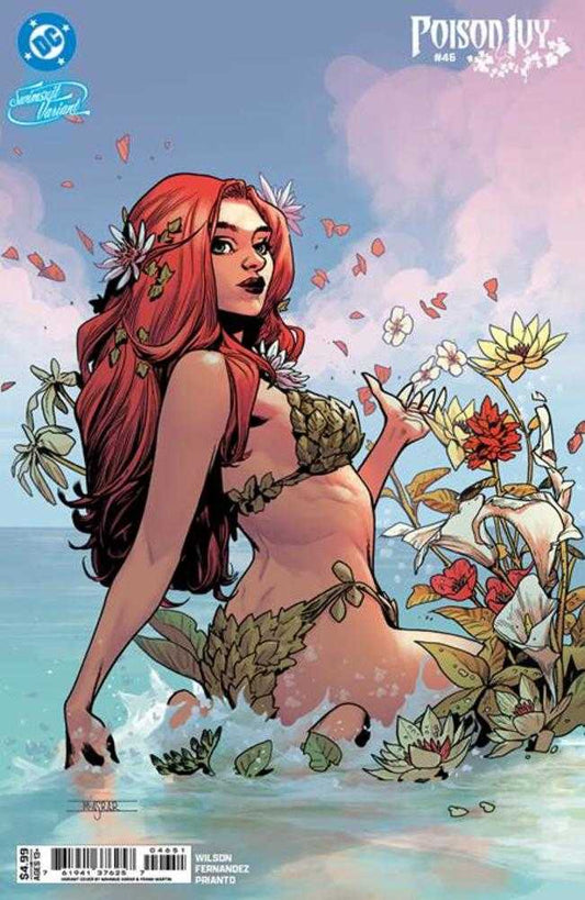 Comics - Poison Ivy 46 Cover E Mahmud Asrar Swimsuit Card Stock Variant - Fan-Tastic Cards & Comics - DC Comics