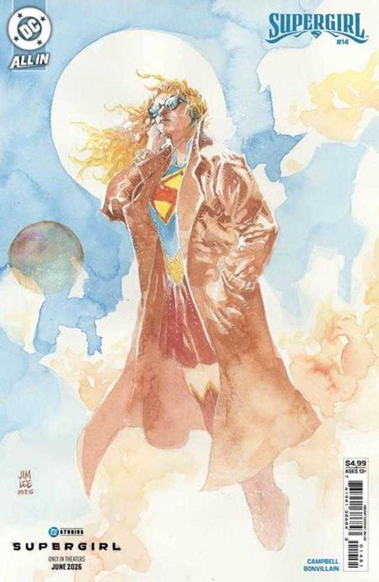 Comics - Supergirl 14 Cover E Jim Lee Supergirl Movie Card Stock Variant (The Reign Of The Superboys) - Fan-Tastic Cards & Comics - DC Comics