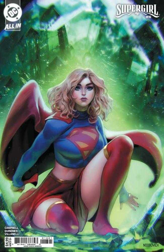 Comics - Supergirl 16 Cover B Noobovich Card Stock Variant (Kingdom Of Zod) - Fan-Tastic Cards & Comics - DC Comics