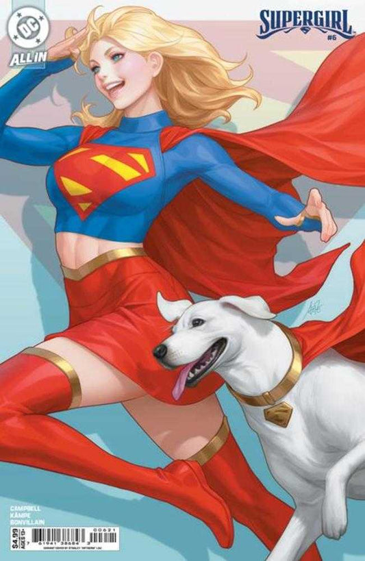 Comics - Supergirl 6 Cover B Stanley Artgerm Lau Card Stock Variant - Fan - Tastic Cards & Comics - DC Comics