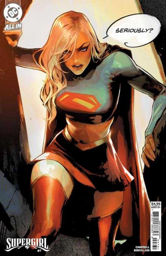 Comics - Supergirl 7 Cover B Sozomaika Card Stock Variant - Fan-Tastic Cards & Comics - DC Comics