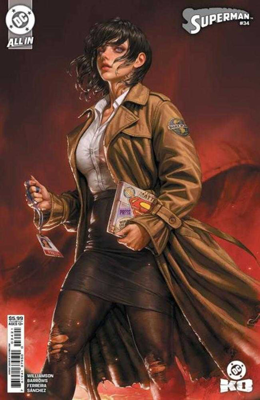 Comics - Superman 34 Cover B Kyuyong Eom Card Stock Variant (DC K.O.) - Fan-Tastic Cards & Comics - DC Comics