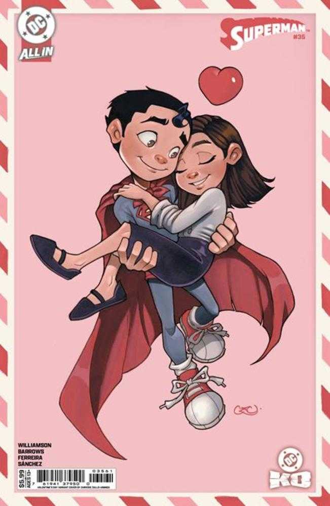 Comics - Superman 35 Cover F Chrissie Zullo Valentines Day Card Stock Variant (DC K.O.) - Fan-Tastic Cards & Comics - DC Comics