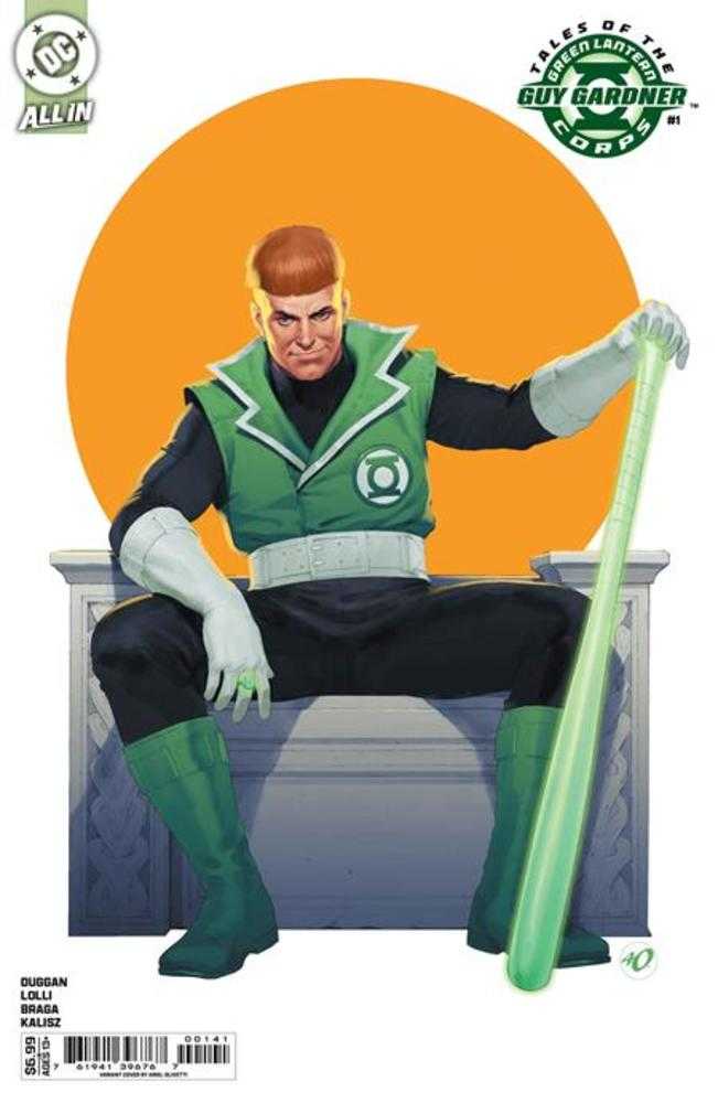 Comics - Tales Of The Green Lantern Corps Guy Gardner 1 (One Shot) Cover D Ariel Olivetti Card Stock Variant - Fan-Tastic Cards & Comics - DC Comics
