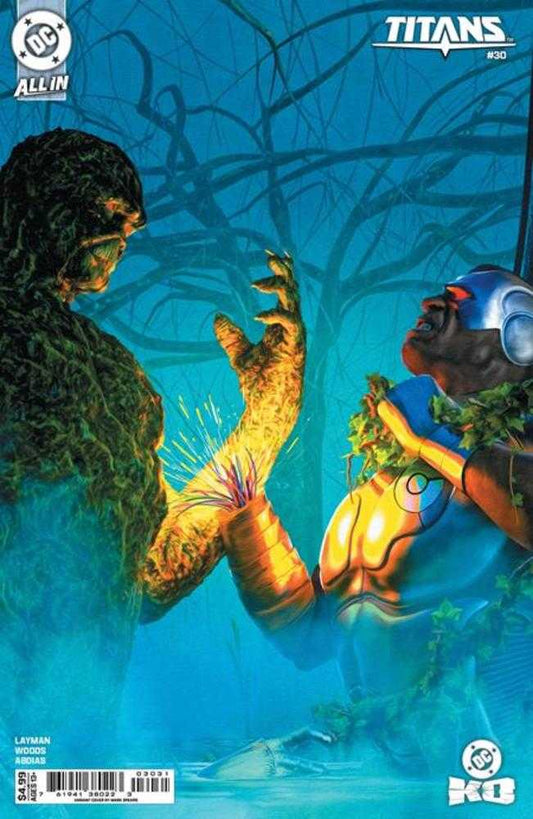 Comics - Titans 30 Cover C Mark Spears Card Stock Variant (DC K.O.) - Fan - Tastic Cards & Comics - DC Comics