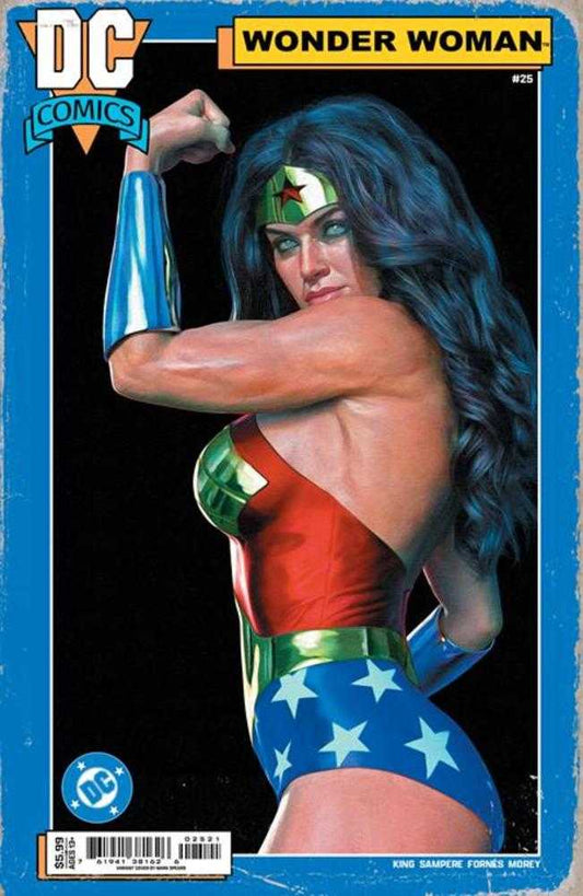 Comics - Wonder Woman 25 Cover B Mark Spears Card Stock Variant - Fan - Tastic Cards & Comics - DC Comics