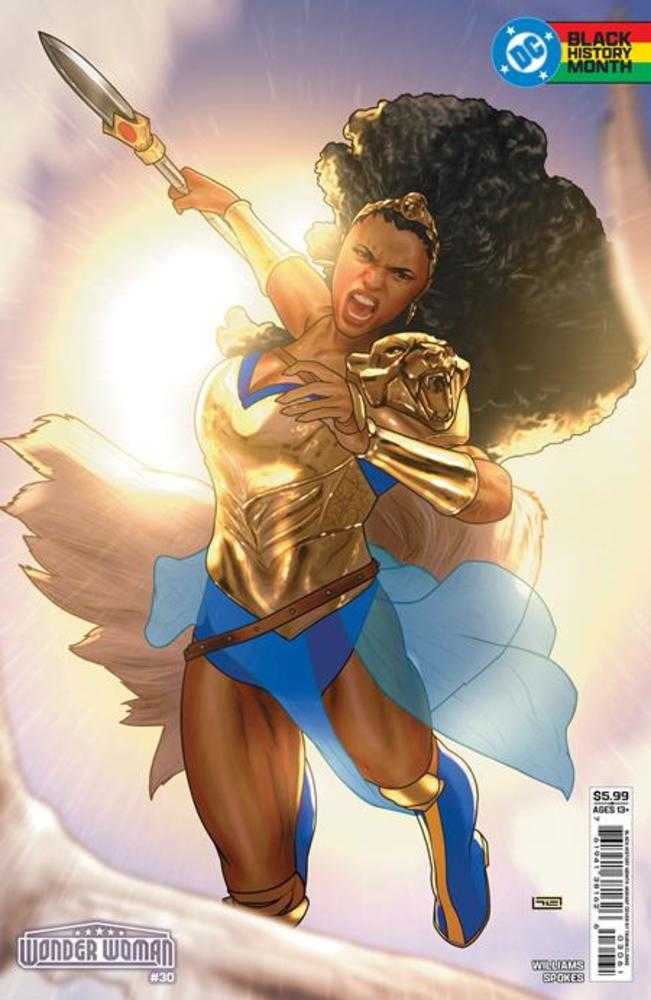 Comics - Wonder Woman 30 Cover F Taurin Clarke Black History Month Card Stock Variant - Fan-Tastic Cards & Comics - DC Comics