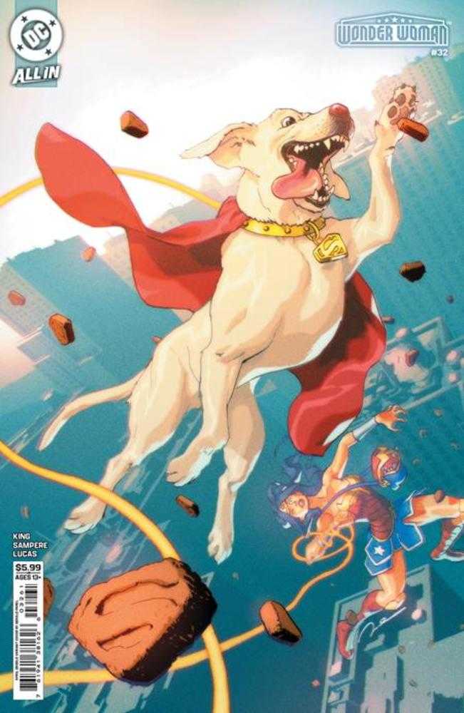 Comics - Wonder Woman 32 Cover F Gerald Parel April Drools Card Stock Variant - Fan-Tastic Cards & Comics - DC Comics