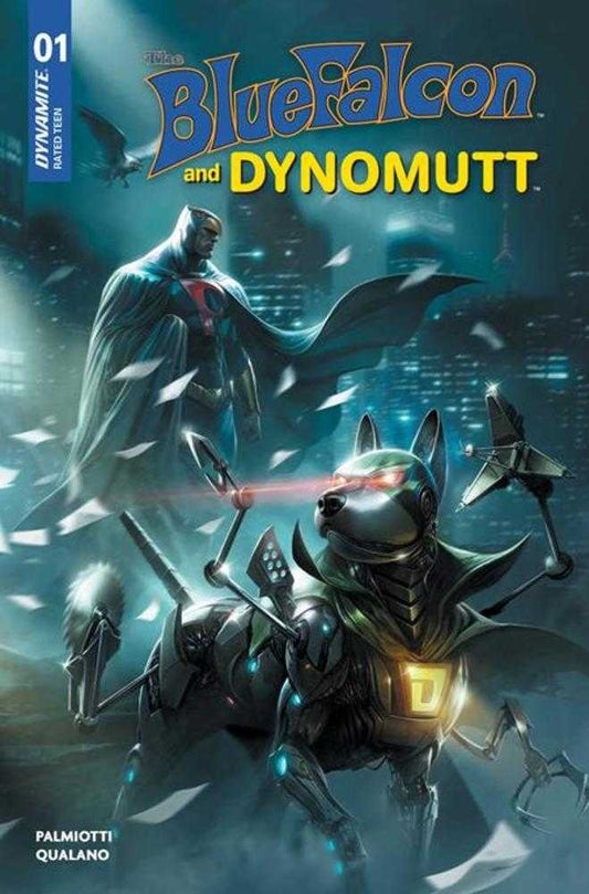Comics - Blue Falcon & Dynomutt 1 Cover G Franceso Mattina Foil Variant - Fan - Tastic Cards & Comics - Dynamite Entertainment