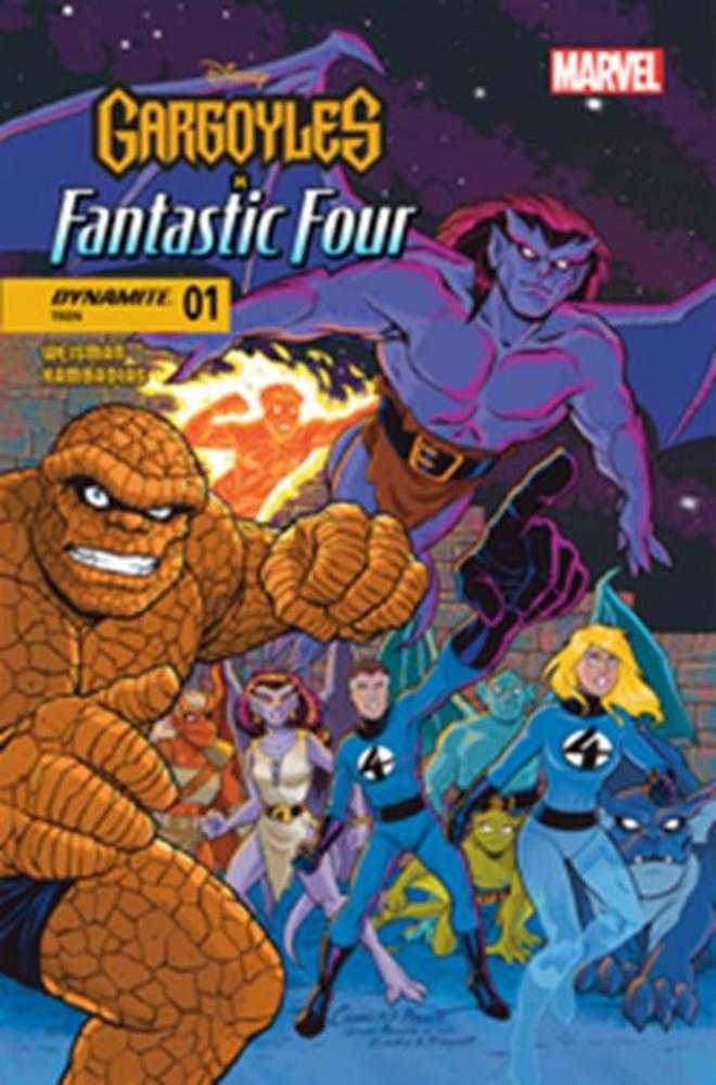 Comics - Gargoyles X Fantastic Four 1 Cover C Amanda Conner Variant - Fan - Tastic Cards & Comics - Dynamite Entertainment