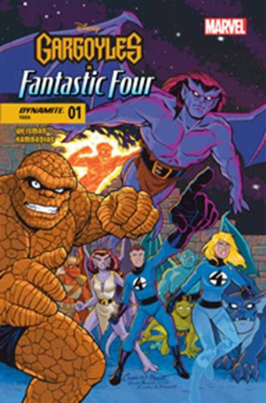 Comics - Gargoyles X Fantastic Four 1 Cover C Amanda Conner Variant - Fan-Tastic Cards & Comics - Dynamite Entertainment
