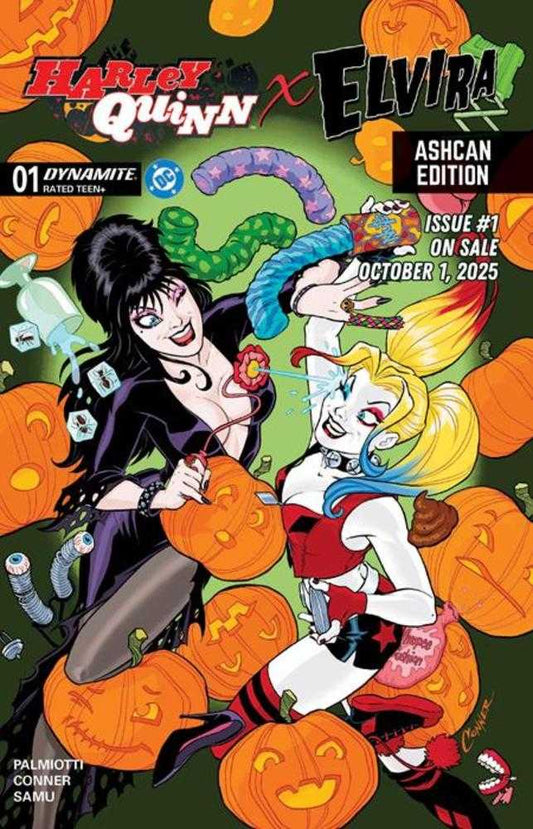 Comics - Harley Quinn X Elvira 1 Ashcan Promo (Free) - Fan - Tastic Cards & Comics - Dynamite Entertainment