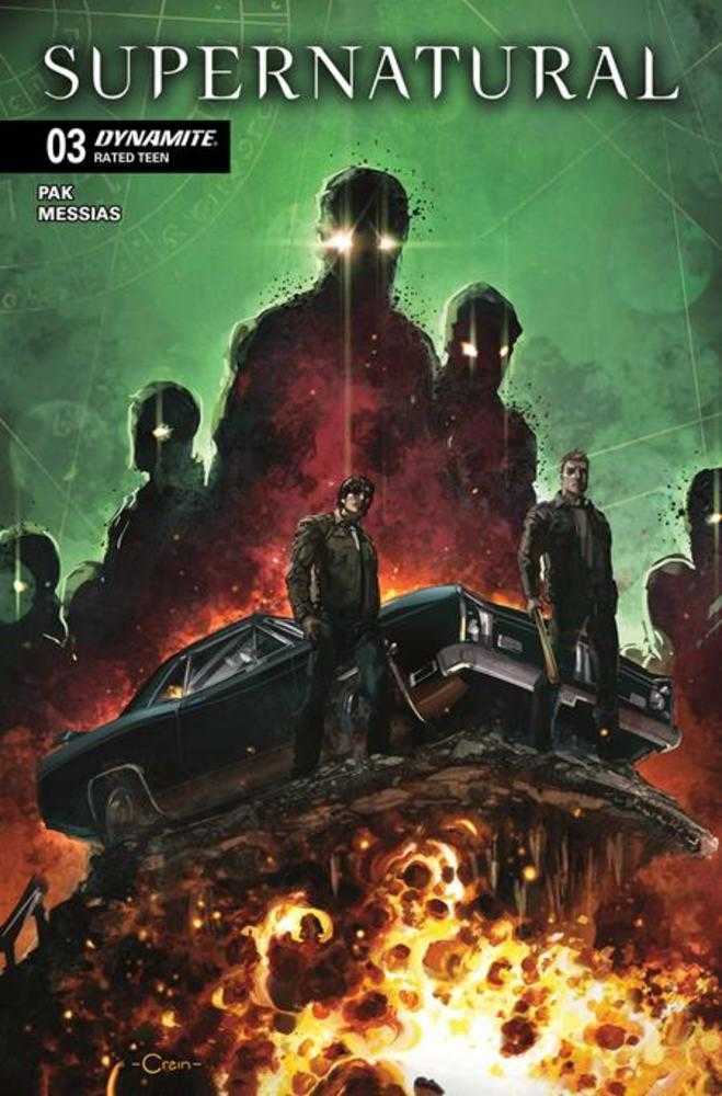 Comics - Supernatural 3 Cover A Clayton Crain - Fan-Tastic Cards & Comics - Dynamite Entertainment