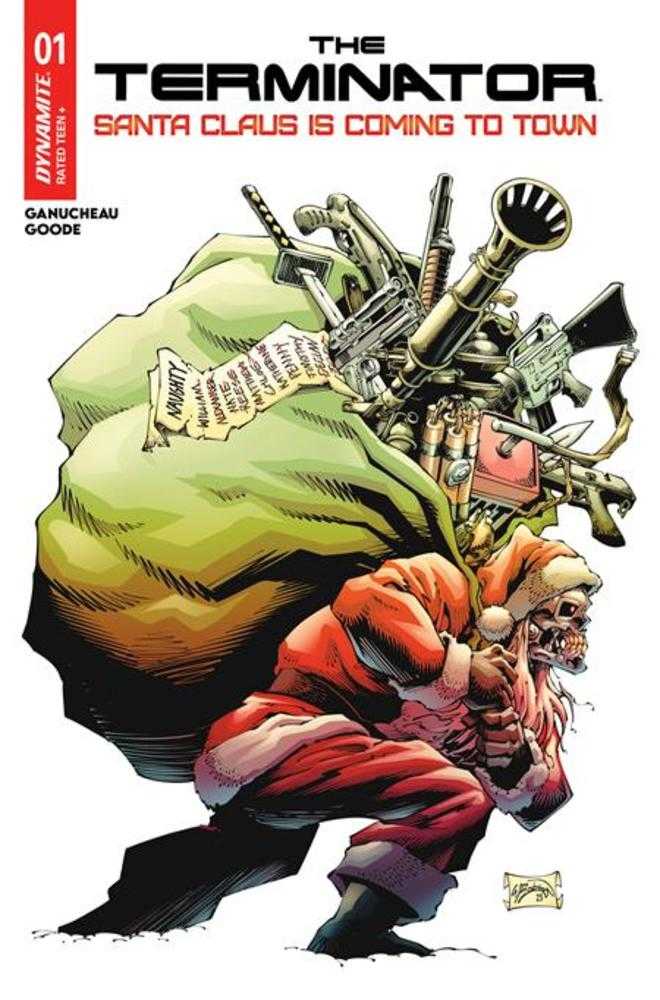 Comics - Terminator Santa Claus Is Coming To Town 1 (One Shot) Cover A Will Robson - Fan-Tastic Cards & Comics - Dynamite Entertainment