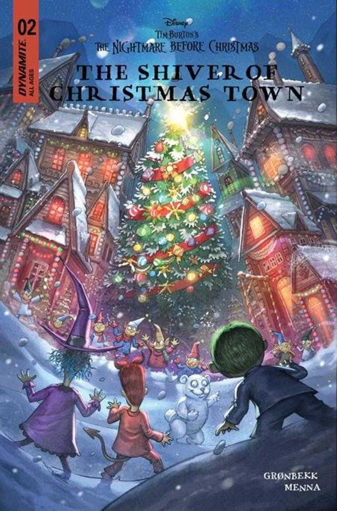 Comics - Tim Burtons The Nightmare Before Christmas The Shiver Of Christmas Town 2 Cover C Alan Quah Variant - Fan-Tastic Cards & Comics - Dynamite Entertainment