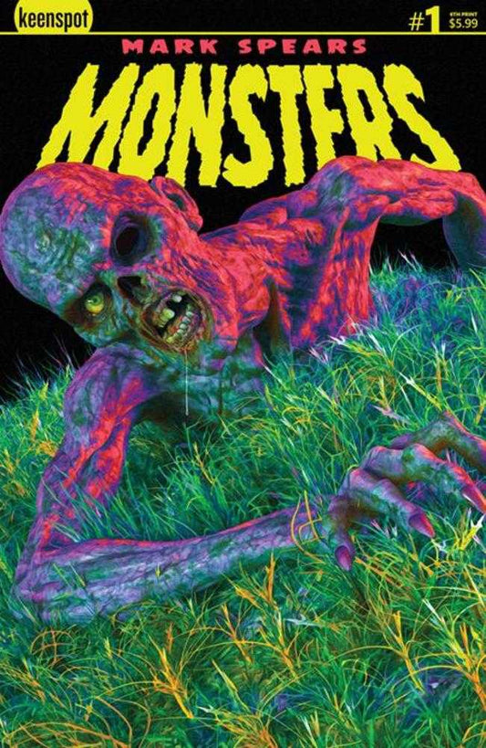 Comics - Mark Spears Monsters 1 6th Print Cover A Mark Spears Zombie - Fan - Tastic Cards & Comics - Ex Posse Holdings (Keenspot)