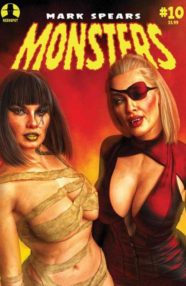Comics - Mark Spears Monsters 10 Cover D Mark Spears Blood & Beauty Variant - Fan-Tastic Cards & Comics - Ex Posse Holdings/Keenspot