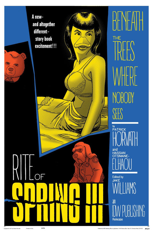 Comics - Beneath The Trees Where Nobody Sees: Rite Of Spring 3 Variant B (Fleecs Movie Homage Cover) - Fan - Tastic Cards & Comics - IDW Publishing