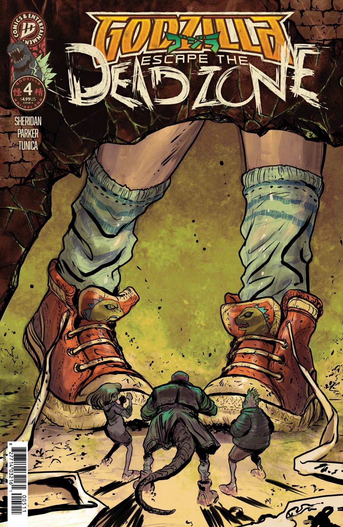 Comics - Godzilla: Escape The Deadzone [Kai Sei Era] 4 Cover A (Tunica) - Fan-Tastic Cards & Comics - IDW Publishing
