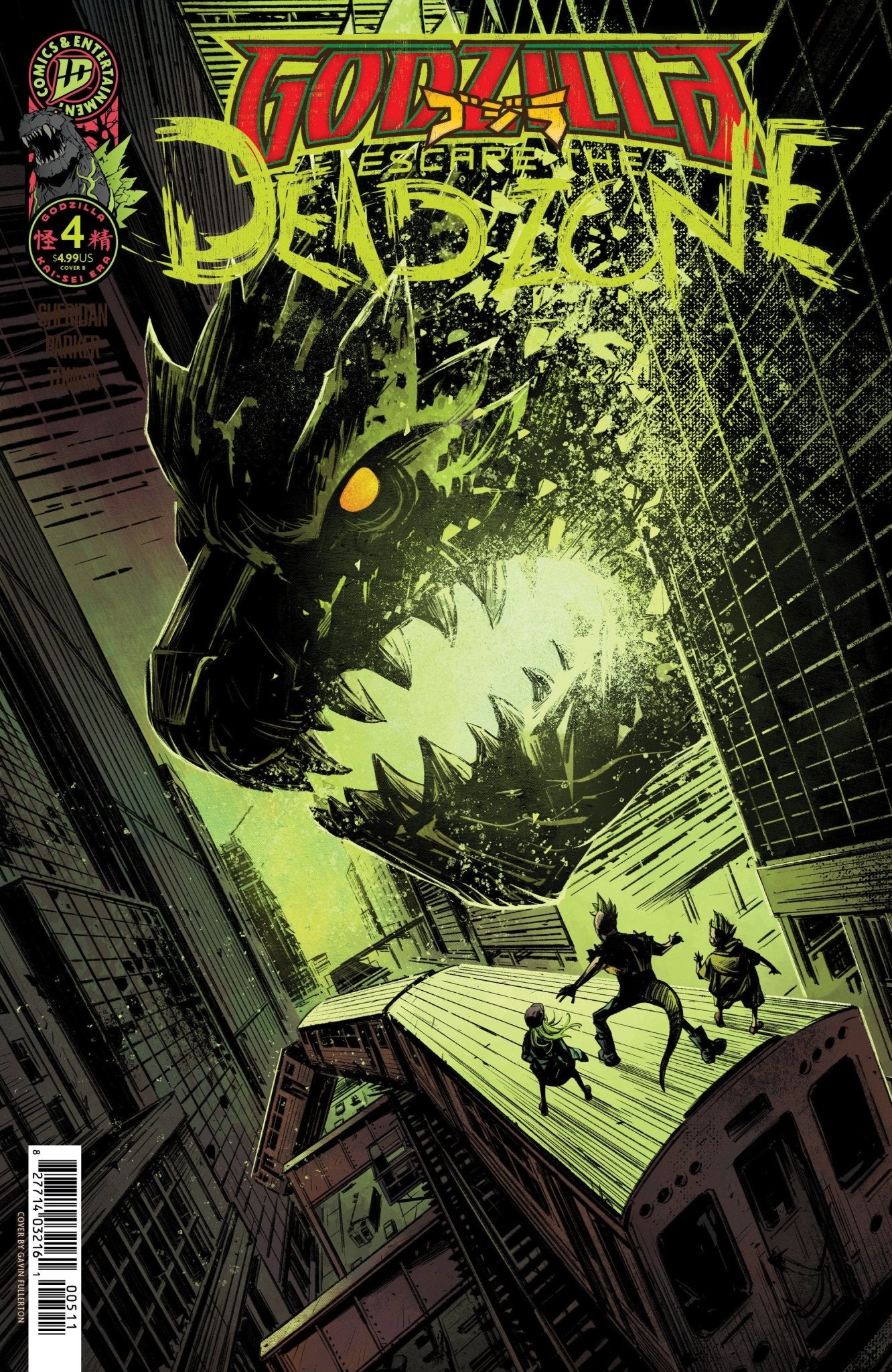 Comics - Godzilla: Escape The Deadzone [Kai Sei Era] 4 Variant B (Fullerton) - Fan - Tastic Cards & Comics - IDW Publishing