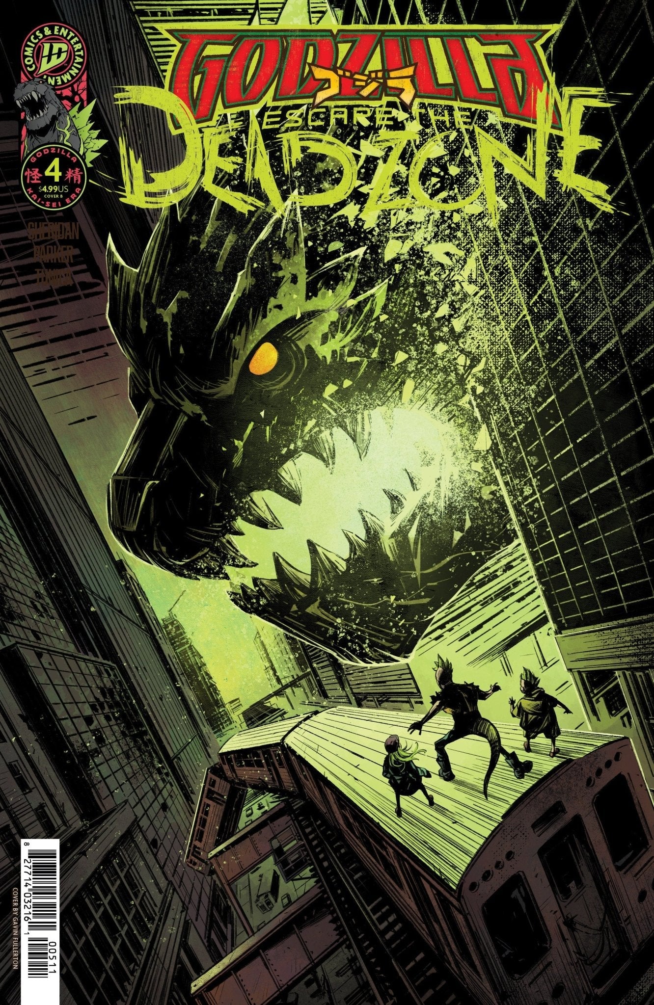 Comics - Godzilla: Escape The Deadzone [Kai Sei Era] 4 Variant B (Fullerton) - Fan-Tastic Cards & Comics - IDW Publishing